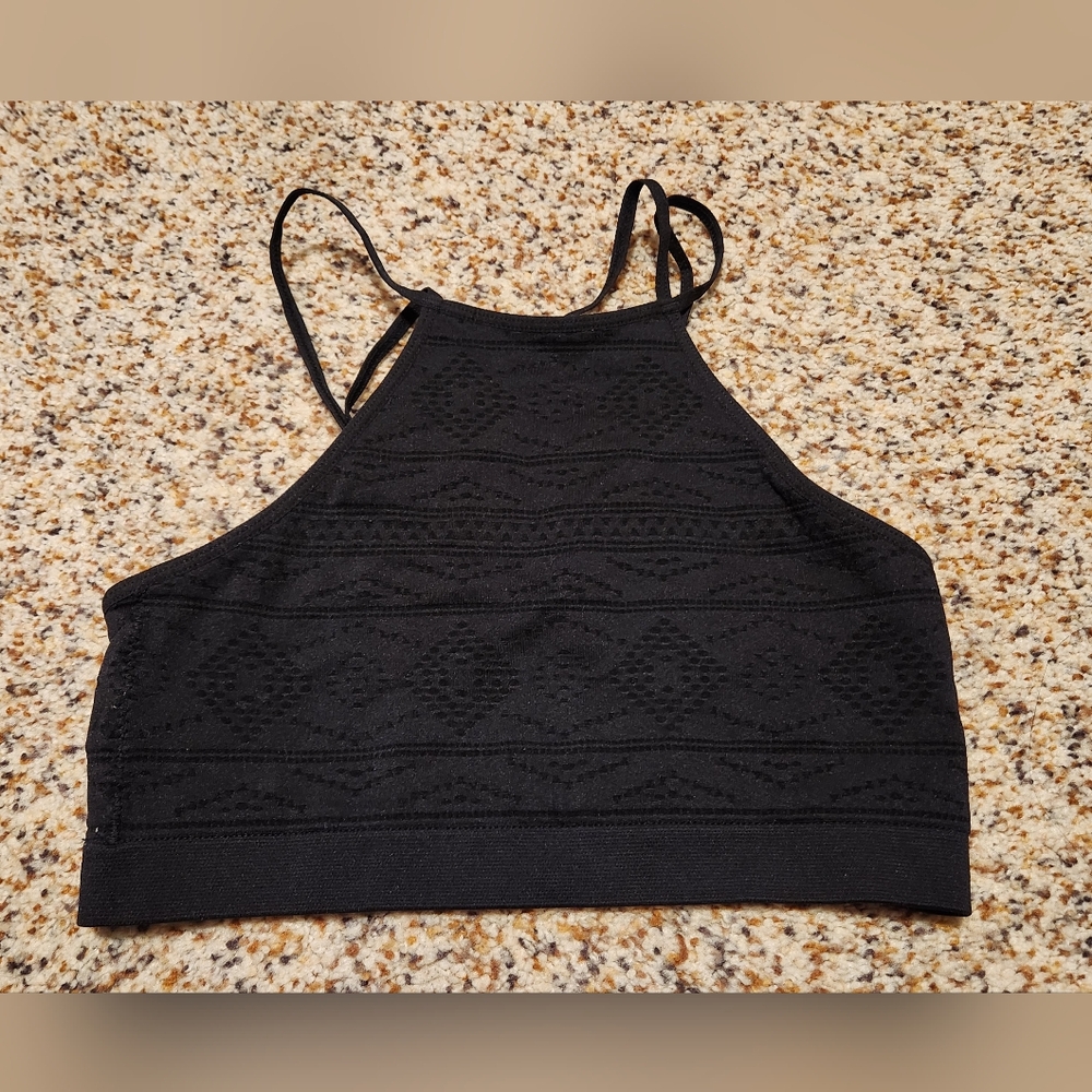 NEW VS PINK BLACK BRALETTE -Small